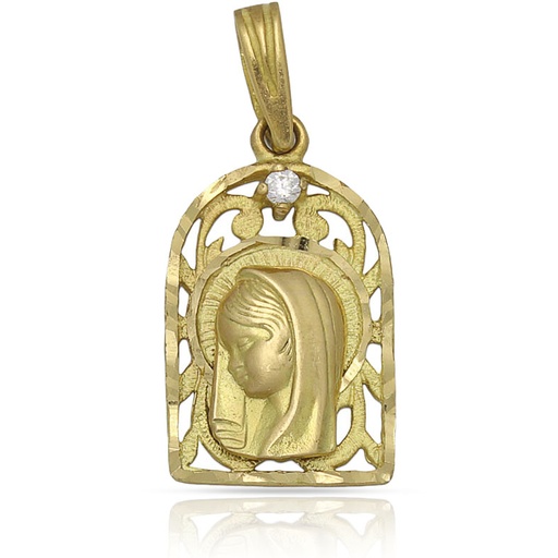 MEDALLA ORO 18KL VIRGEN NIÑA - 13X21MM