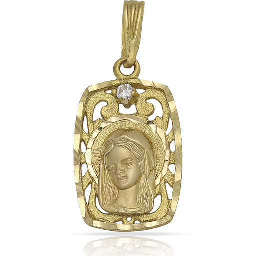 MEDALLA ORO 18KL VIRGEN NIÑA - 13x22MM