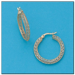 [A379] AROS ORO 18KL FILIGRANA