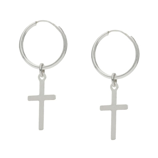 AROS PLATA 925MM CRUZ - 11MM