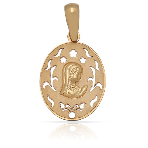MEDALLA ORO 18KL VIRGEN NIÑA - 15X21MM