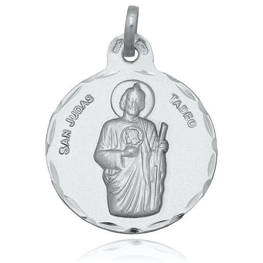 MEDALLA PLATA 925MM SAN JUDAS TADEO - 21MM