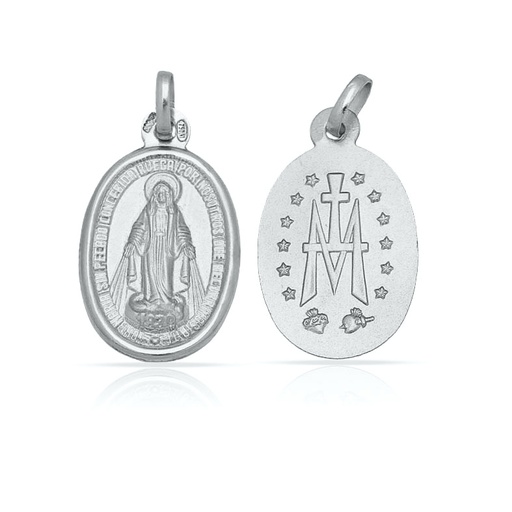 MEDALLA PLATA 925MM V. MILAGROSA PEQUEÑA - 11x18MM