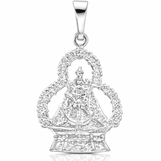 MEDALLA PLATA 925MM VIRGEN DE LA CABEZA GRANDE - 18x26MM