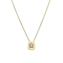 [G906] GARGANTILLA ORO 18KL CIRCONITA - 5X6MM