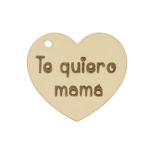 MI HISTORIA - ABALORIO ORO 18KL CORAZON