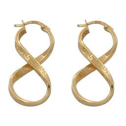 [A466] AROS ORO 18KL GRECA - 20X40MM