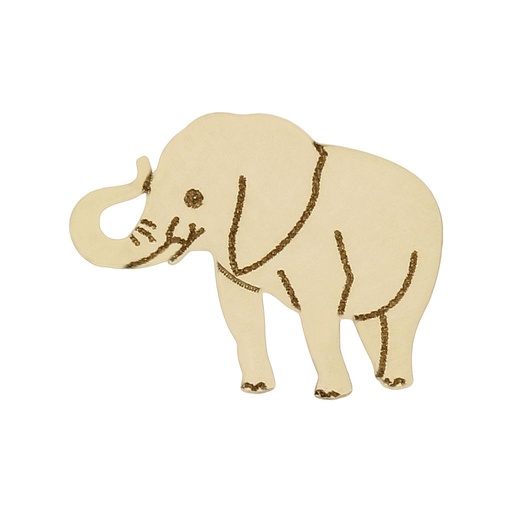 MI HISTORIA - ABALORIO ORO 18KL ELEFANTE