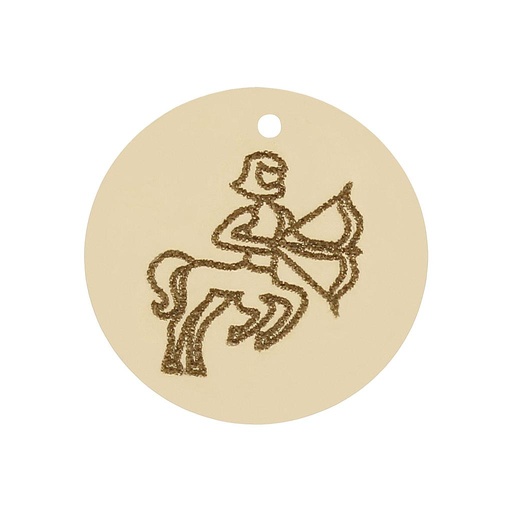 MI HISTORIA - ABALORIO ORO 18KL HOROSCOPO SAGITARIO