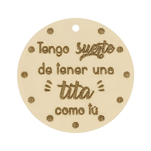 MI HISTORIA - ABALORIO ORO 18KL TITA