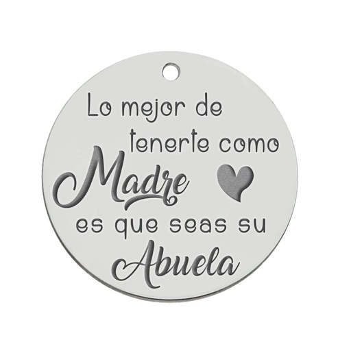 MI HISTORIA - ABALORIO PLATA 925MM ABUELA