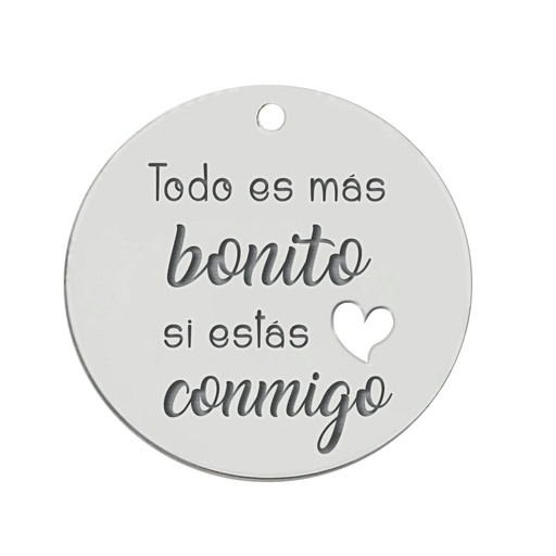 MI HISTORIA - ABALORIO PLATA 925MM BONITO