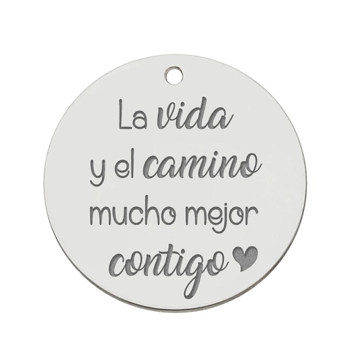 MI HISTORIA - ABALORIO PLATA 925MM CAMINO