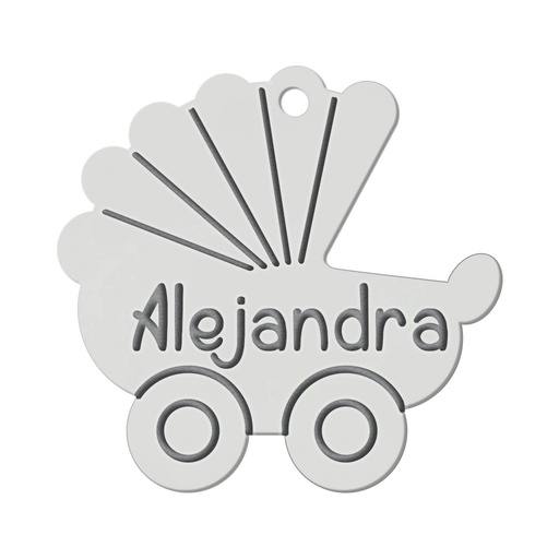MI HISTORIA - ABALORIO PLATA 925MM CARRITO
