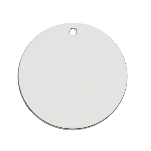 MI HISTORIA - ABALORIO PLATA 925MM CHAPA LISA