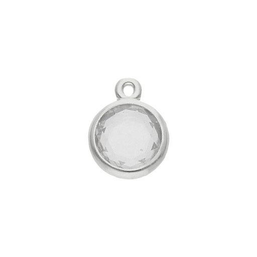 MI HISTORIA - ABALORIO PLATA 925MM CIRCONITA