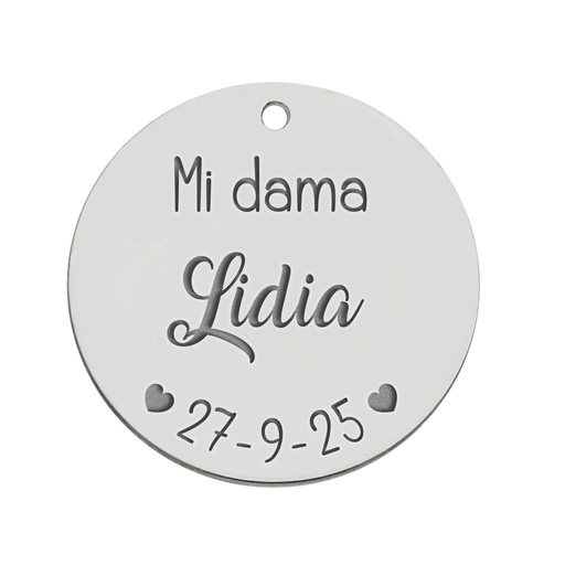 MI HISTORIA - ABALORIO PLATA 925MM DAMA HONOR