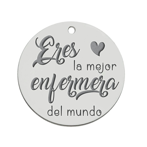 MI HISTORIA - ABALORIO PLATA 925MM ENFERMERA