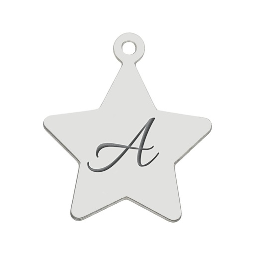 MI HISTORIA - ABALORIO PLATA 925MM ESTRELLA