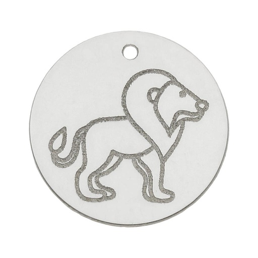 MI HISTORIA - ABALORIO PLATA 925MM HOROSCOPO LEO