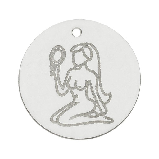 MI HISTORIA - ABALORIO PLATA 925MM HOROSCOPO VIRGO