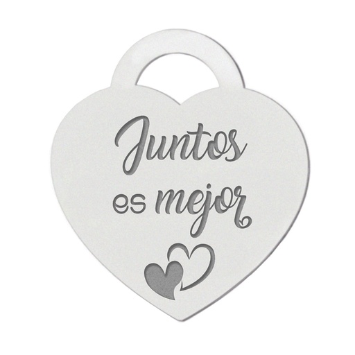 MI HISTORIA - ABALORIO PLATA 925MM JUNTOS