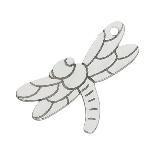 MI HISTORIA - ABALORIO PLATA 925MM LIBELULA