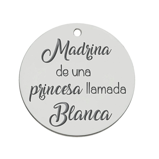 MI HISTORIA - ABALORIO PLATA 925MM MADRINA