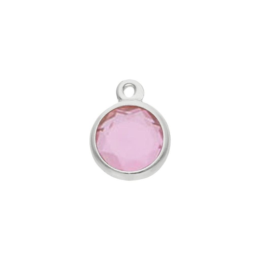 MI HISTORIA - ABALORIO PLATA 925MM ROSA