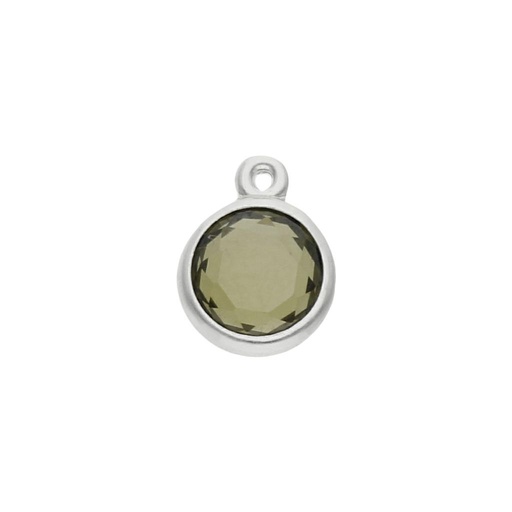 MI HISTORIA - ABALORIO PLATA 925MM VERDE