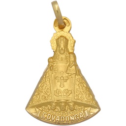 [M489] MEDALLA ORO 18KL V. DE COVADONGA - 19X29MM