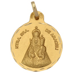 [M481] MEDALLA ORO 18KL V. DE LA ARACELI- 21MM