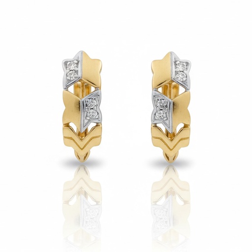 PENDIENTES ORO 18KL CIRCONITAS