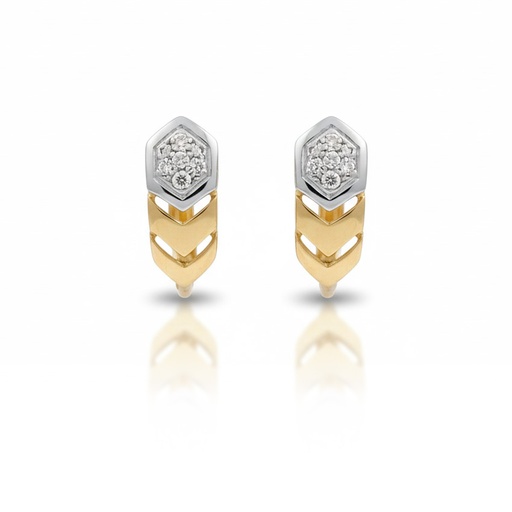 PENDIENTES ORO 18KL CIRCONITAS