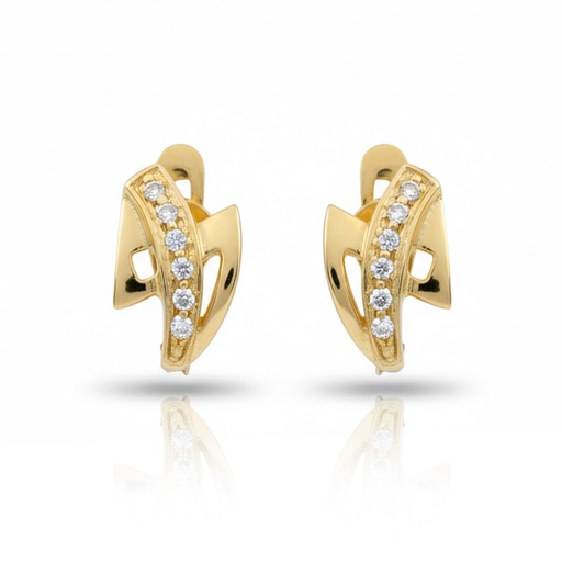 PENDIENTES ORO 18KL CIRCONITAS