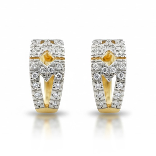 PENDIENTES ORO 18KL CIRCONITAS