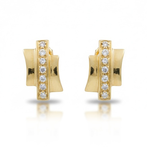 PENDIENTES ORO 18KL CIRCONITAS