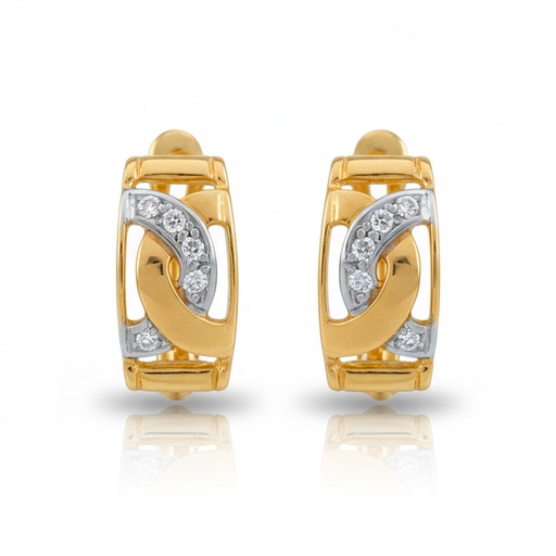 PENDIENTES ORO 18KL CIRCONITAS