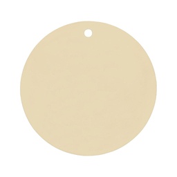 [HT399] MI HISTORIA - ABALORIO CHAPA LISA ORO 18KL