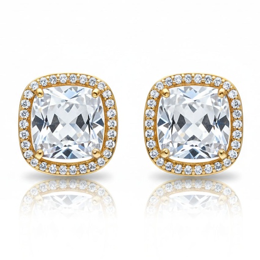 PENDIENTES ORO 18KL CIRCONITAS