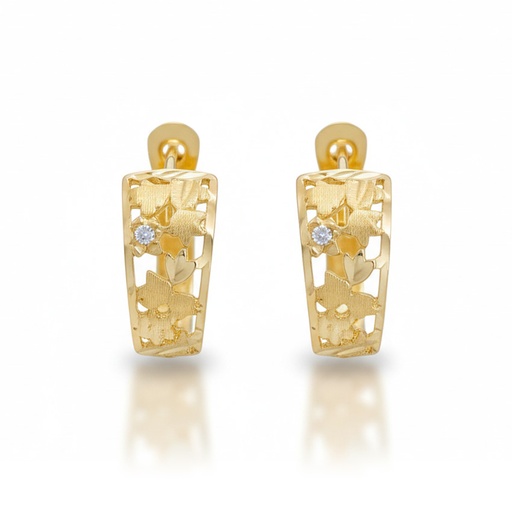 PENDIENTES ORO 18KL CIRCONITAS