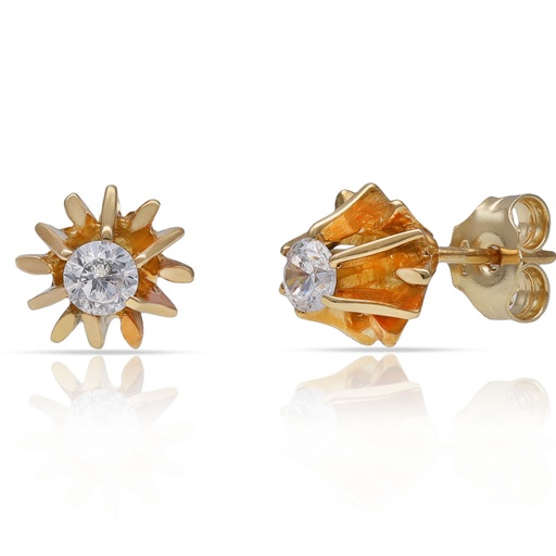 PENDIENTES ORO 18KL CIRCONITAS