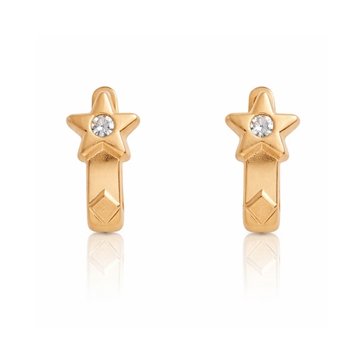 PENDIENTES ORO 18KL CIRCONITAS ESTRELLA