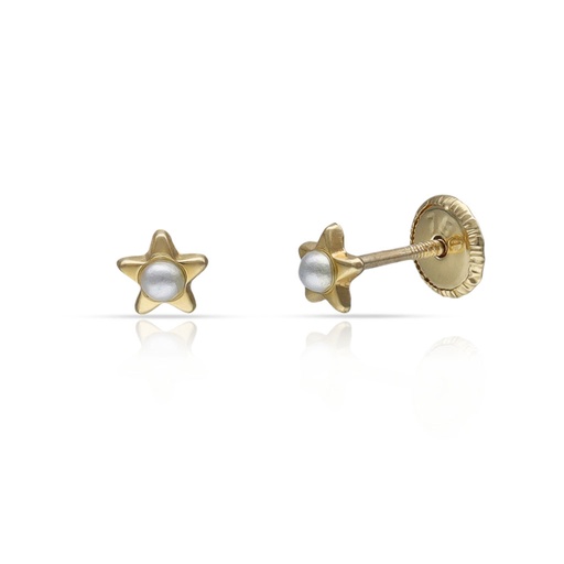 PENDIENTES ORO 18KL ESTRELLA