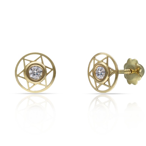 PENDIENTES ORO 18KL ESTRELLAS