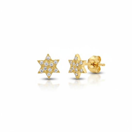 PENDIENTES ORO 18KL ESTRELLAS