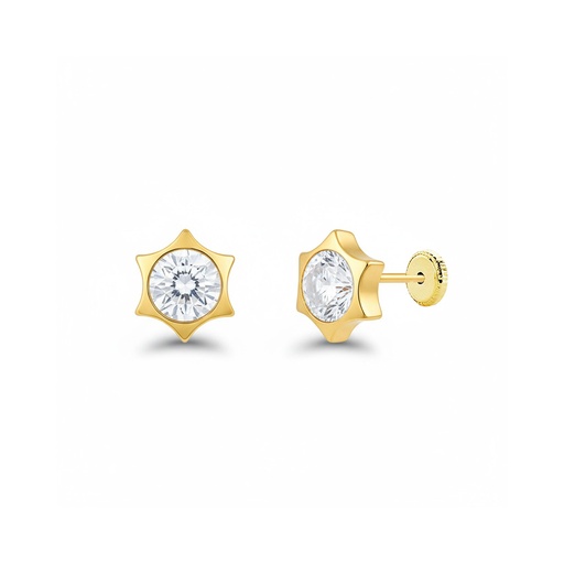 PENDIENTES ORO 18KL ESTRELLAS