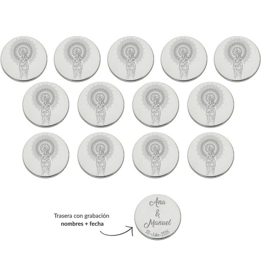 ARRAS PERSONALIZADAS V. DEL PILAR · ACERO PLATEADO