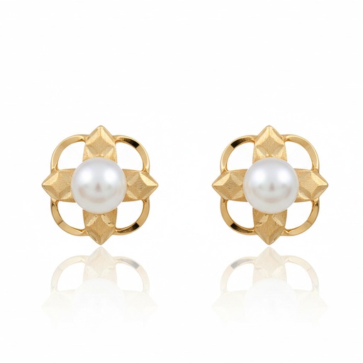 PENDIENTES ORO 18KL P. CULTIVADAS