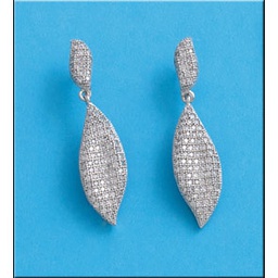 [AG1400] PENDIENTES CIRCONITAS PLATA 925MM
